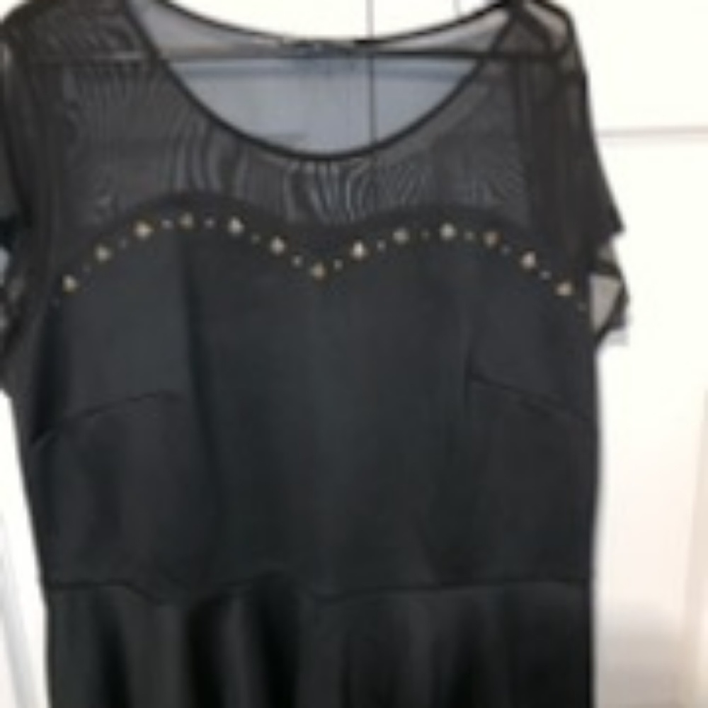 Scuba Studded peplum top